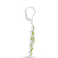 Cercei din Argint 925 ( 8.26 grame ) cu Peridot Changbai 8.35 Carate