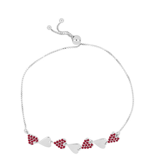 Brățară din Argint 925 ( 5.42 grame ) cu Rubin Malagasy 0.96 Carate