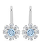 Cercei din Argint 925 ( 2.94 grame ) cu Acvamarin Embu County 1 Carate