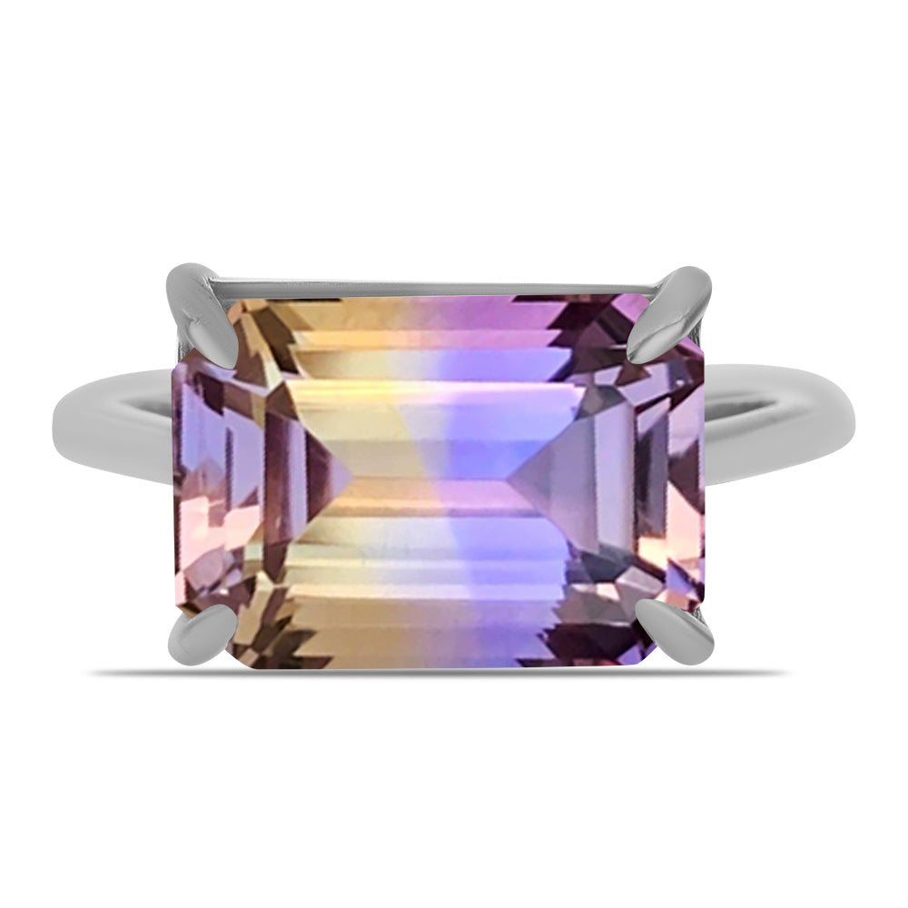 Inel din Argint 925 ( 2.91 grame ) cu Ametrin Anahi 6.48 Carate 1 