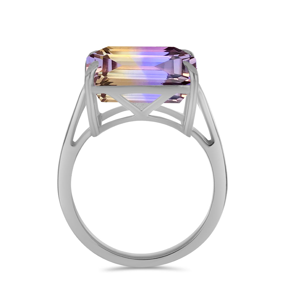 Inel din Argint 925 ( 2.91 grame ) cu Ametrin Anahi 6.48 Carate