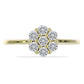 Inel din Argint 925 Placat cu Aur ( 2.09 grame ) cu Diamant Certificat cultivat în laborator 0.6 Carate