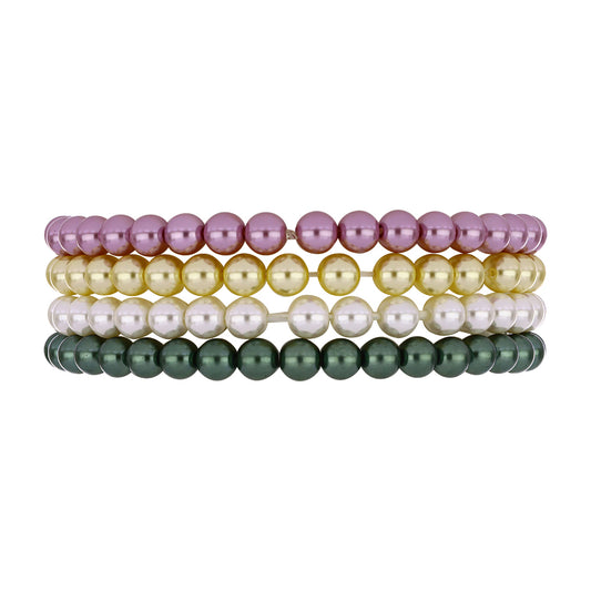 Set din Pepită ( 36.03 grame ) cu Perlă de Apă Dulce Albă și Perlă de Apă Dulce de Culoarea Piersicii 180.15 Carate ( Brățară )