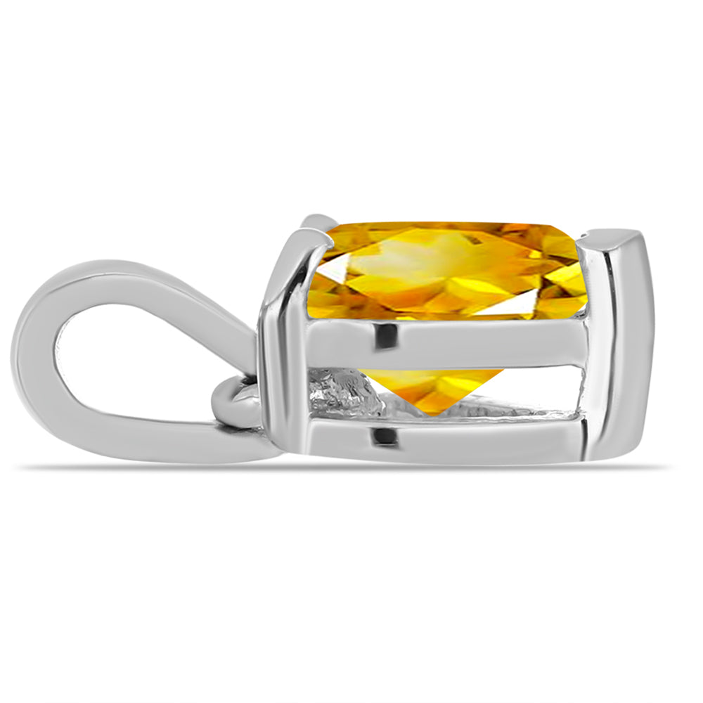 Pandantiv din Argint 925 ( 0.49 grame ) cu Citrin Ural 0.68 Carate 2 