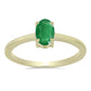 Inel din Argint 925 Placat cu Aur ( 1.89 grame ) cu Smarald Zambian 0.67 Carate