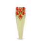 Inel din Argint 925 Placat cu Aur ( 4.4 grame ) cu Coral Roșu Burete 0.51 Carate