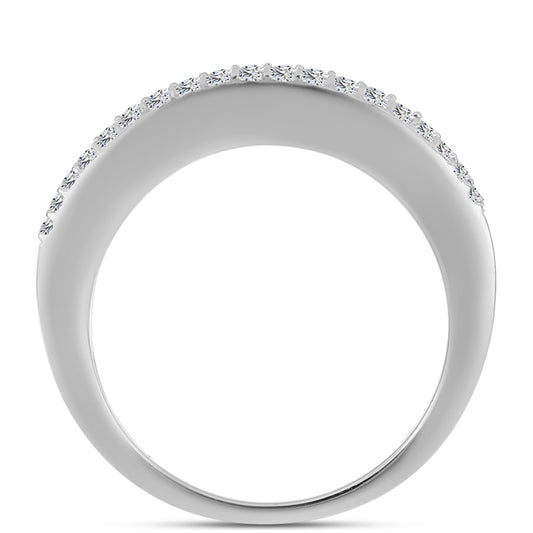 Inel din Argint 925 ( 4 grame ) cu Safir Albastru Australian și Topaz Alb 2.58 Carate