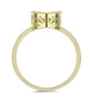 Inel din Argint 925 Placat cu Aur ( 2.52 grame ) cu Diamant Coniac 0.01 Carate