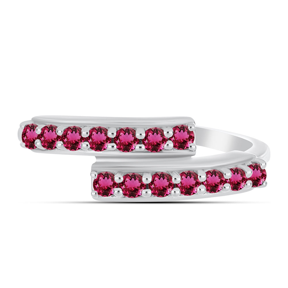 Inel din Argint 925 ( 2.91 grame ) cu Rubelit Cruzeiro 0.58 Carate 1 