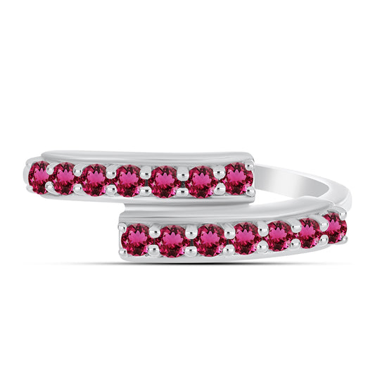 Inel din Argint 925 ( 2.91 grame ) cu Rubelit Cruzeiro 0.58 Carate