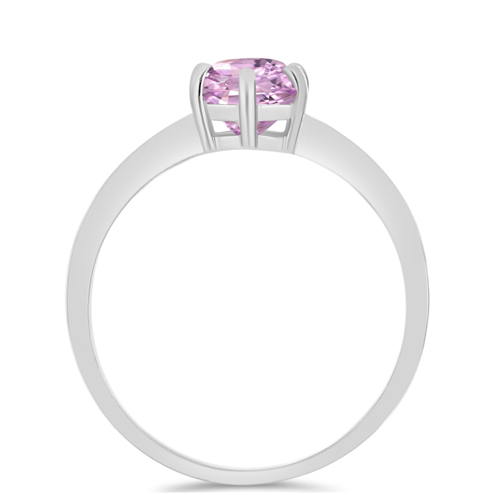 Inel din Argint 925 ( 1.39 grame ) cu Kunzit Pala 1.12 Carate 2 