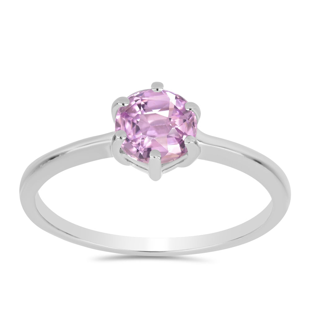 Inel din Argint 925 ( 1.39 grame ) cu Kunzit Pala 1.12 Carate 1 