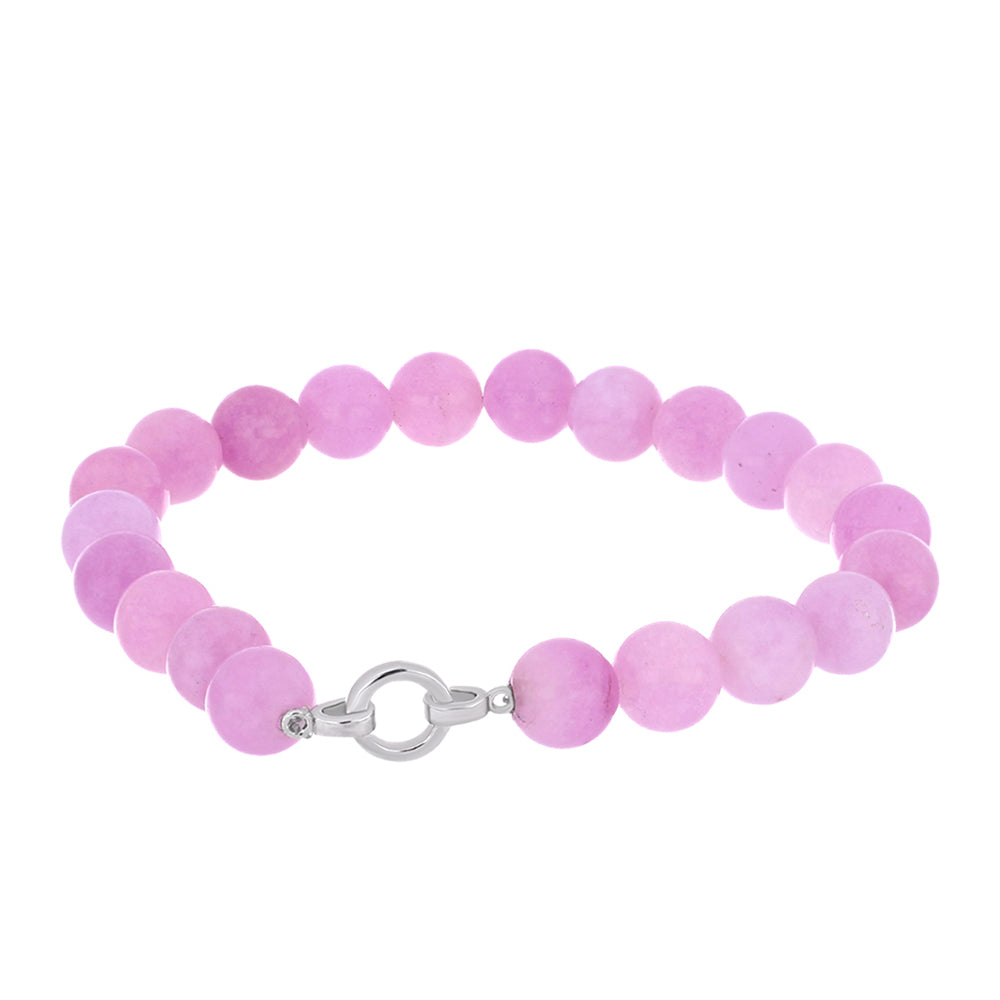 Brățară din Argint 925 ( 0.89 grame ) cu Kunzit Pala 84.8 Carate 1 