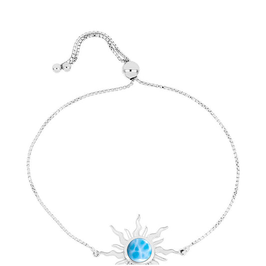 Brățară din Argint 925 ( 4.65 grame ) cu Larimar de Barahona 1.72 Carate