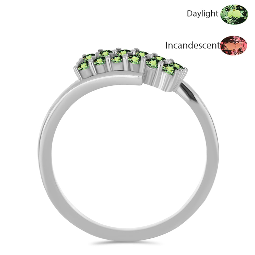 Inel din Argint 925 ( 2.41 grame ) cu Alexandrit Natural 0.44 Carate 2 