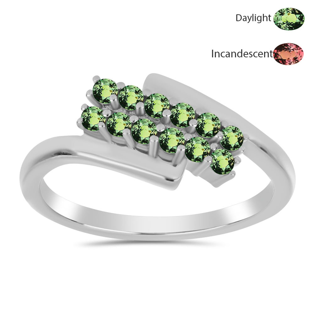 Inel din Argint 925 ( 2.41 grame ) cu Alexandrit Natural 0.44 Carate