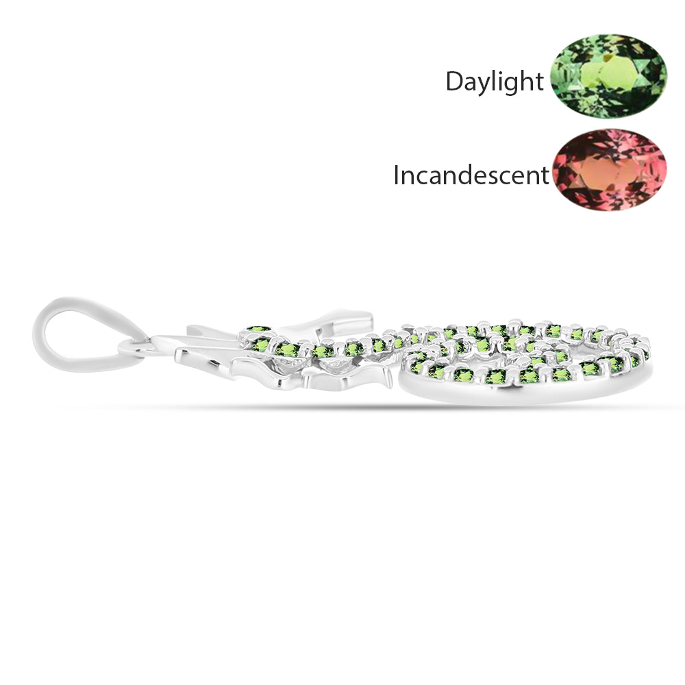 Pandantiv din Argint 925 ( 4.22 grame ) cu Alexandrit Natural 1.28 Carate