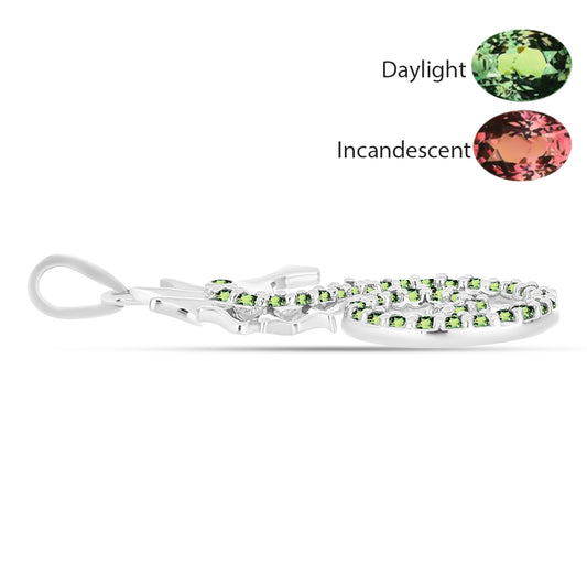 Pandantiv din Argint 925 ( 4.22 grame ) cu Alexandrit Natural 1.28 Carate