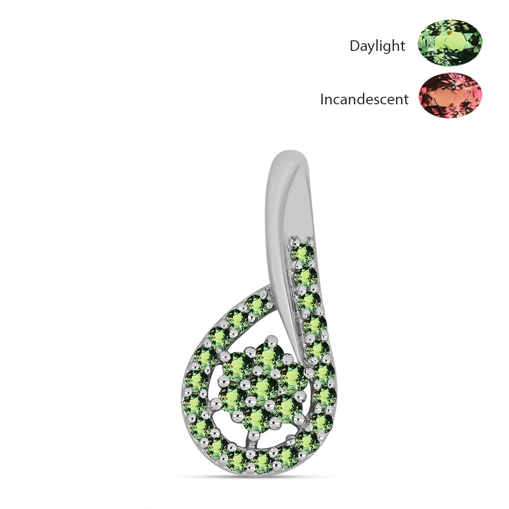 Pandantiv din Argint 925 ( 1.62 grame ) cu Alexandrit Natural 0.63 Carate