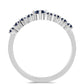 Inel din Argint 925 ( 1.64 grame ) cu Moissanite Violet Imperial 0.3 Carate