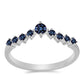 Inel din Argint 925 ( 1.64 grame ) cu Moissanite Violet Imperial 0.3 Carate