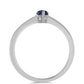 Inel din Argint 925 ( 1.48 grame ) cu Moissanite Violet Imperial 0.53 Carate