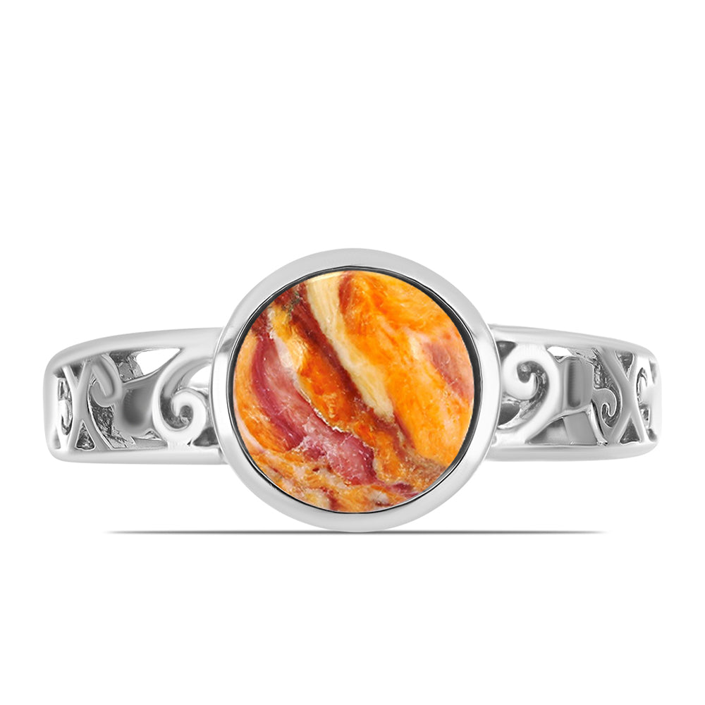 Inel din Argint 925 ( 3.3 grame ) cu Jaspul "Lion's Paw" 1.99 Carate 1 