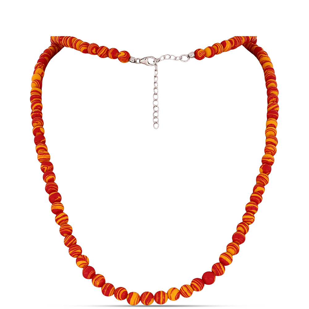 Colier din Argint 925 ( 1 grame ) cu Jaspul "Lion's Paw" 93.9 Carate 1 