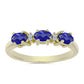 Inel din Argint 925 Placat cu Aur ( 2.18 grame ) cu Lapis Lazuli și Topaz Alb 0.72 Carate