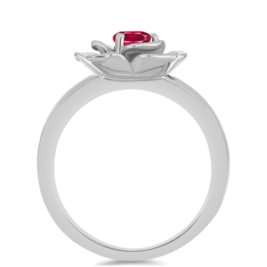 Inel din Argint 925 ( 3.51 grame ) cu Rubin Malagasy 0.39 Carate