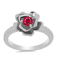Inel din Argint 925 ( 3.51 grame ) cu Rubin Malagasy 0.39 Carate