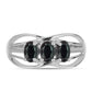 Inel din Argint 925 ( 2.84 grame ) cu Obsidian 0.97 Carate