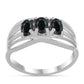 Inel din Argint 925 ( 2.84 grame ) cu Obsidian 0.97 Carate