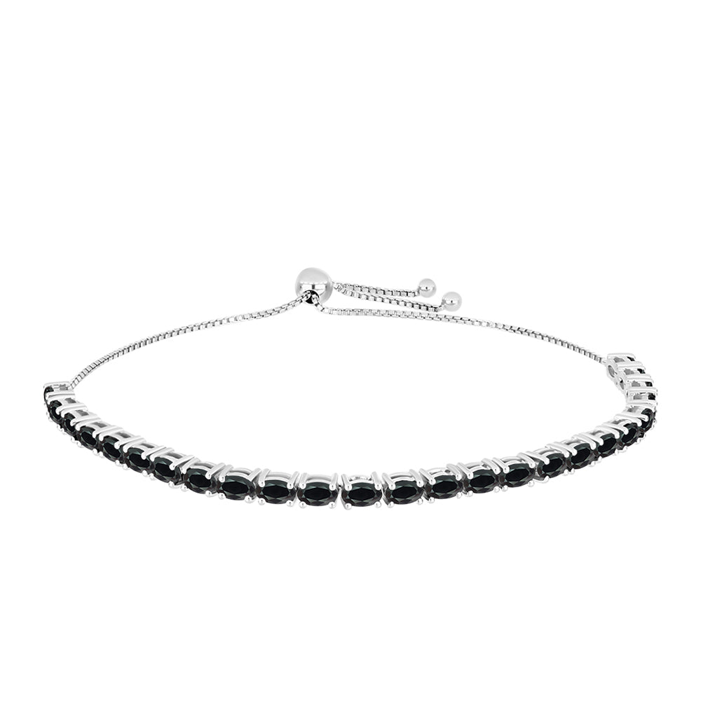 Brățară din Argint 925 ( 7.49 grame ) cu Obsidian 4.07 Carate 1 