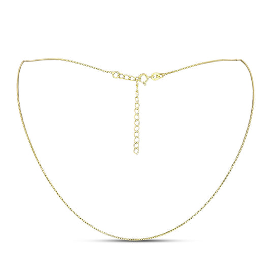 Lanț din Argint 925 Placat cu Aur ( 2.56 grame )