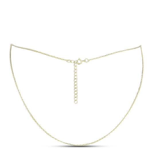 Lanț din Argint 925 Placat cu Aur ( 3.94 grame )