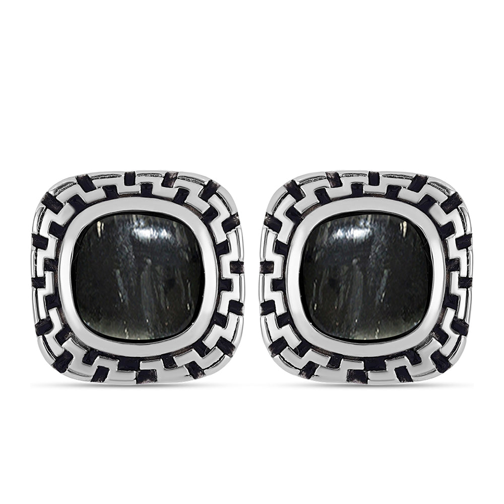 Cercei din Argint 925 ( 5.39 grame ) cu Jasp Picasso 5.2 Carate 1 