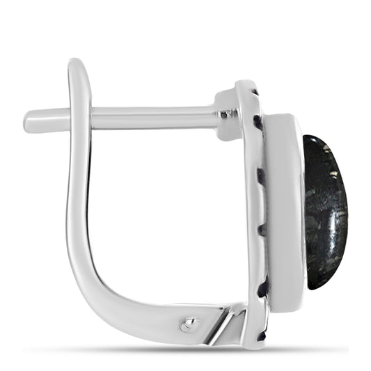 Cercei din Argint 925 ( 5.39 grame ) cu Jasp Picasso 5.2 Carate