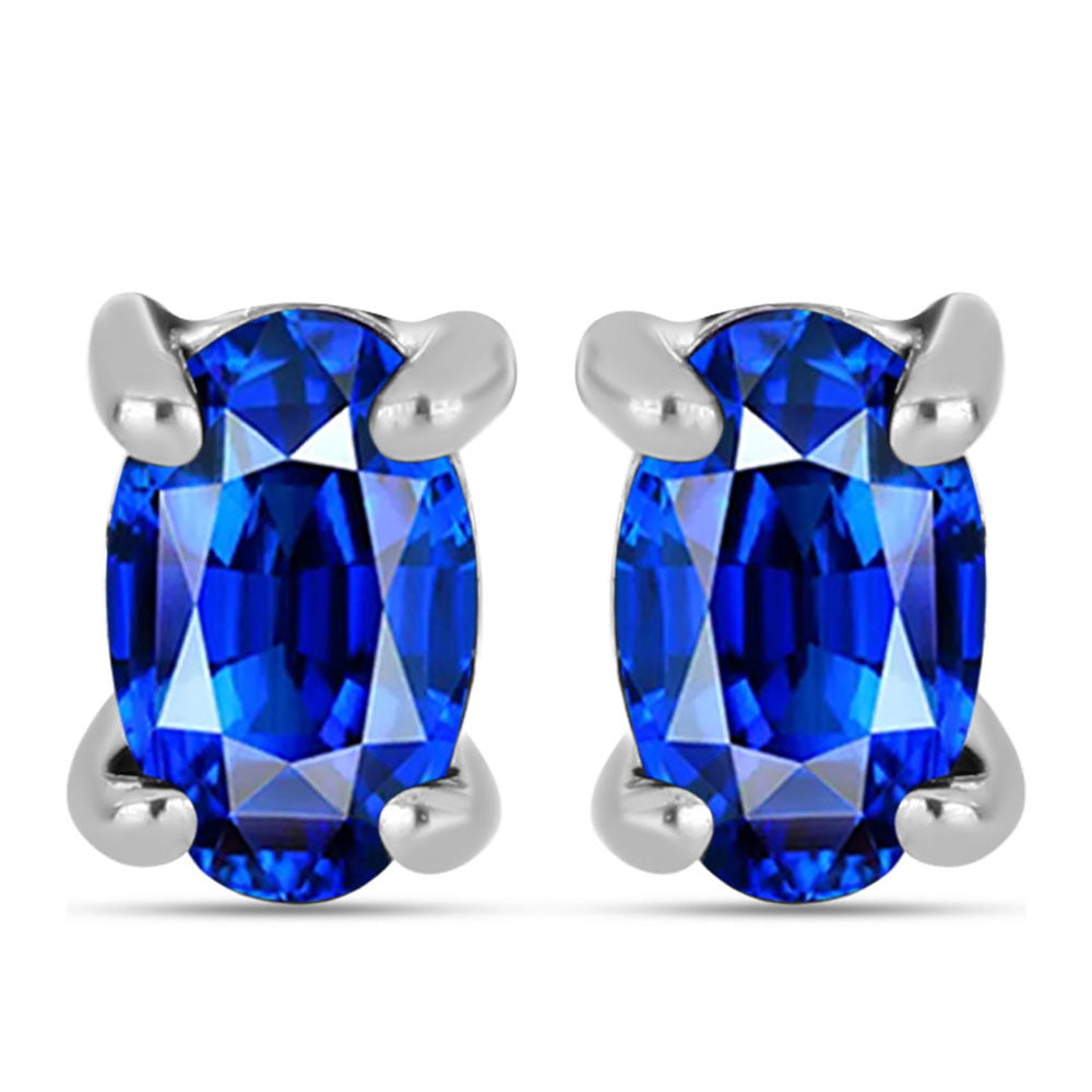 Cruce Set din Argint 925 ( 4.36 grame ) cu Safir Albastru Australian 4.16 Carate ( Cercei+Inel+Pandantiv )