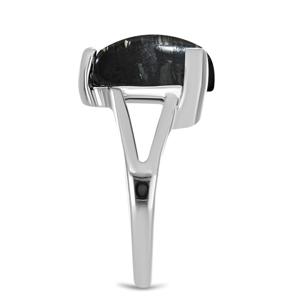 Inel din Argint 925 ( 3.17 grame ) cu Jasp Picasso 9.8 Carate 4 