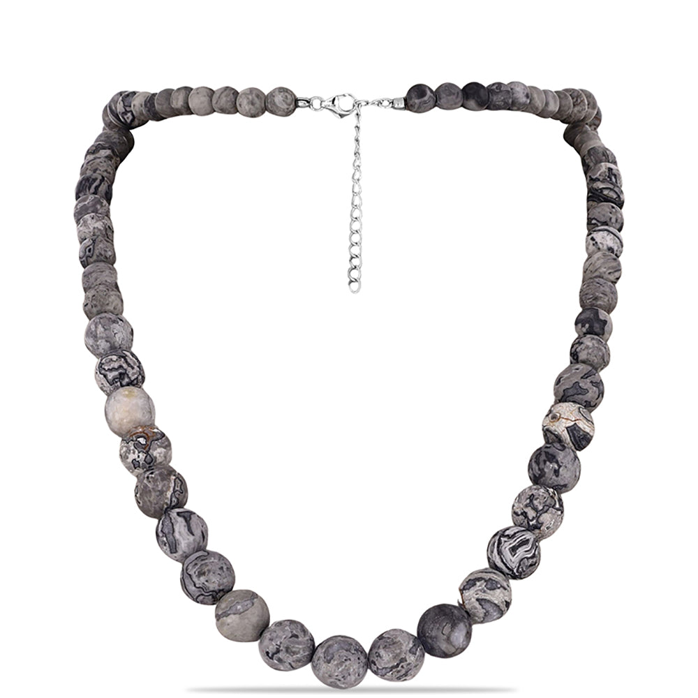 Colier din Pepită ( 1.04 grame ) cu Jasp Picasso 277.5 Carate