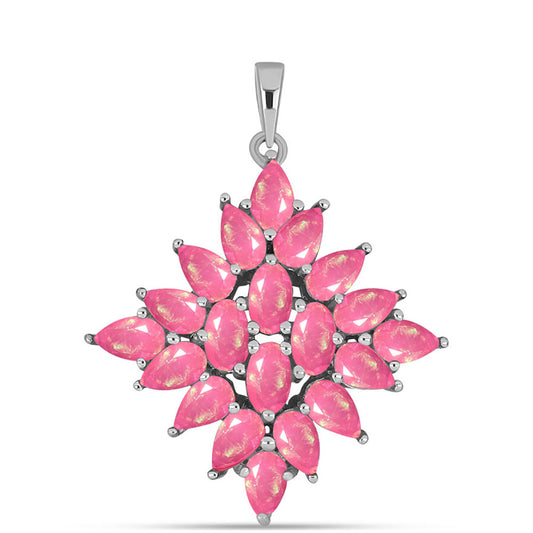 Pandantiv din Argint 925 ( 2.97 grame ) cu Opal Lega Dembi Roz 2.72 Carate