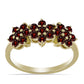 Inel din Argint 925 Placat cu Aur ( 2.79 grame ) cu Granat Barton 1.75 Carate