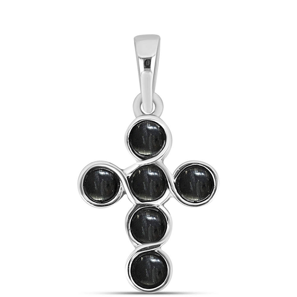 Cruce Pandantiv din Argint 925 ( 1.18 grame ) cu Jasp Picasso 0.76 Carate 1 