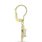 Cercei din Argint 925 Placat cu Aur ( 5.09 grame ) cu Sidef 2.03 Carate