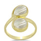 Inel din Argint 925 Placat cu Aur ( 3.73 grame ) cu Sidef 2.99 Carate