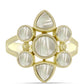 Inel din Argint 925 Placat cu Aur ( 5.12 grame ) cu Sidef 3.46 Carate