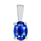 Pandantiv din Argint 925 ( 0.6 grame ) cu Safir Albastru Australian 1.14 Carate