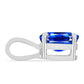 Pandantiv din Argint 925 ( 0.6 grame ) cu Safir Albastru Australian 1.14 Carate