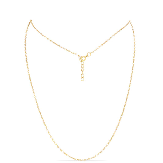 Lanț din Argint 925 Placat cu Aur ( 1.21 grame )